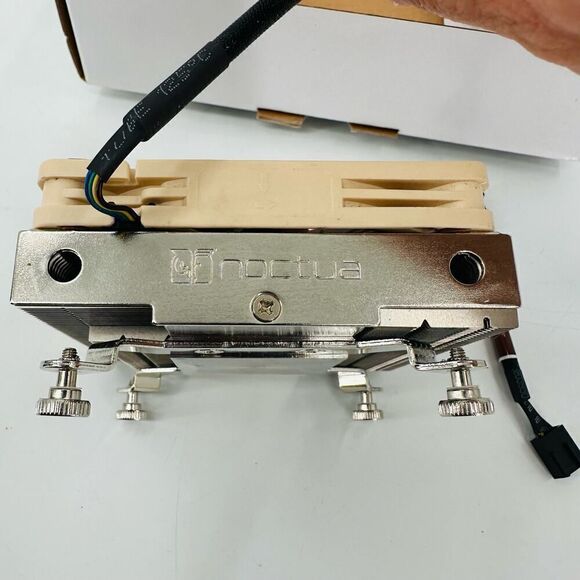 NOCTUA NH-L9i LGA115X L-Type Low-Profile Cooler Premium Fan 37mm NIB Brown Tan - Picture 4 of 11